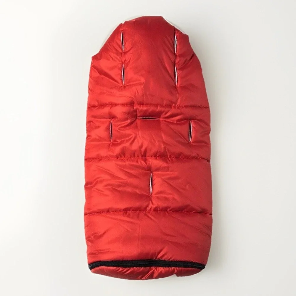 Rocket Baby The Stroller Bag Footmuff Igloo Zipper Waterproof Polyester Red Lava